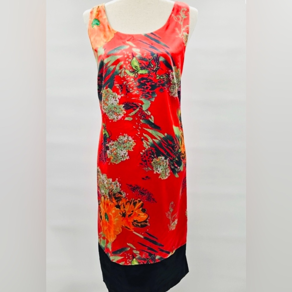 NWOT beautiful brightly floral shift. Peterman sz 10